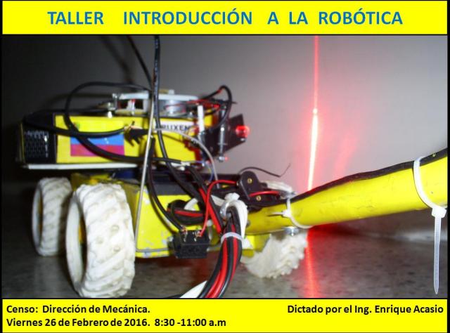 poster taller introducción a la robotica